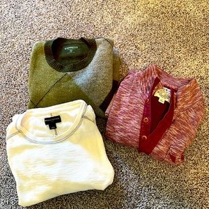 EUC mens long sleeve and sweaters-